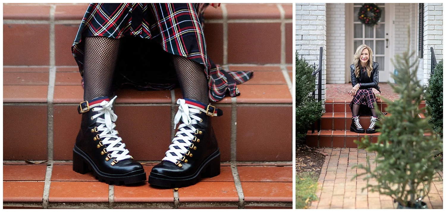 Gucci magnum shop leather moto boots